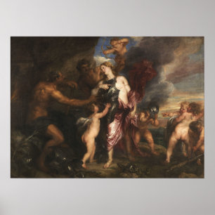 Poster Van Dyck - Thetis Reçoit Une Nouvelle Armure Pour