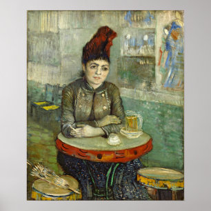 Poster Van Gogh - Agostina Segatori In Cafe Le Tambourin