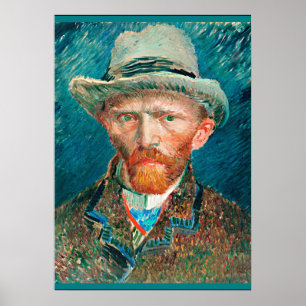 Poster Van Gogh - Autoportrait, 1887