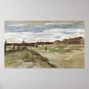 Poster Van Gogh - Blanchisserie à Scheveningen