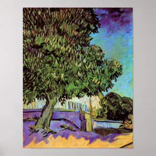 Poster Van Gogh - Châtaignier En Fleur