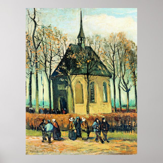 Poster Van Gogh - Congrégation, Église réformée (Devant)