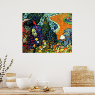 Poster Van Gogh - Dames d'Arles,