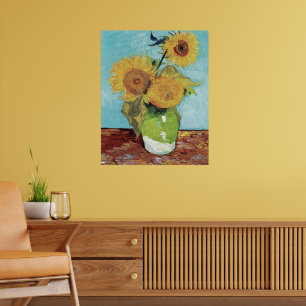 Poster Van Gogh Deux Tournesols Original Masterpiece d'Ar