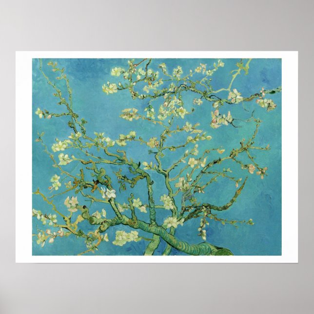 Poster Van Gogh | Fleur d'amande | 1890 (Devant)