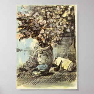 Poster Van Gogh - honnêteté dans un vase
