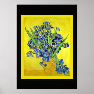 Poster Van Gogh - Irises encadrés