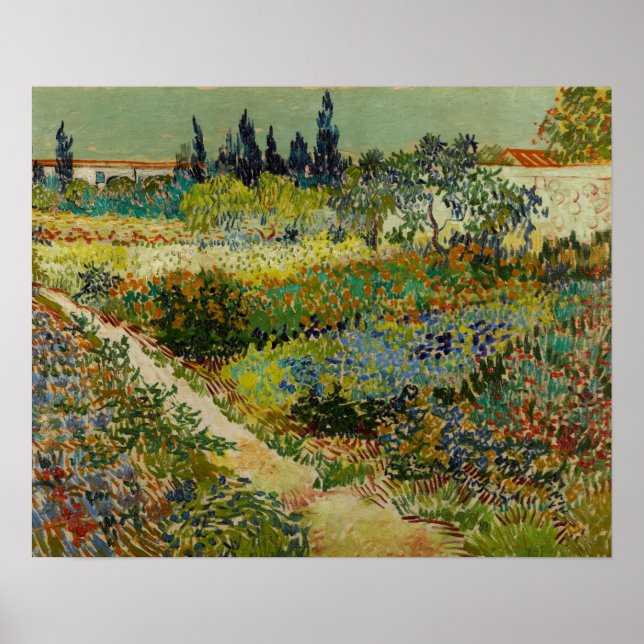 Poster Van Gogh - Jardin À Arles (Devant)