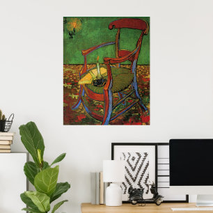 Poster Van Gogh - La chaise de Paul Gauguin,