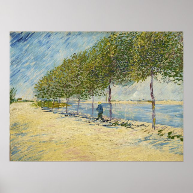 Poster Van Gogh - Langs De Seine (Devant)