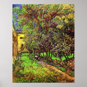 Poster Van Gogh - Le Jardin De L'Hôpital Saint-Paul