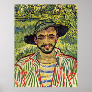 Poster Van Gogh - Le jardinier (alias Jeune paysan)