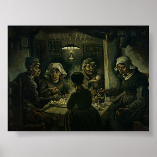 Poster Van Gogh Le Mangeur de Pommes de Terre