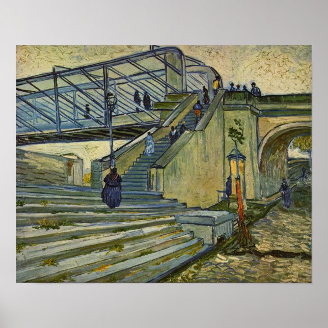 Poster Van Gogh - Le pont de Trinquetaille (Devant)