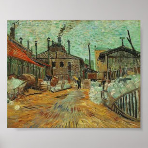 Poster Van Gogh - l'usine chez Asnieres