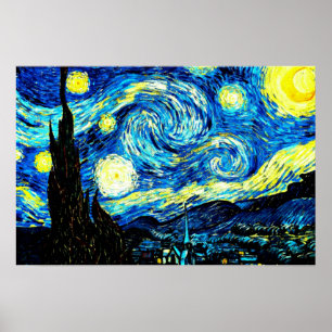 Poster Van Gogh - Nuit étoilée