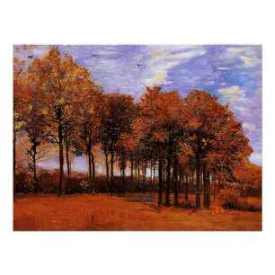 Poster Van Gogh - Paysage d'automne,