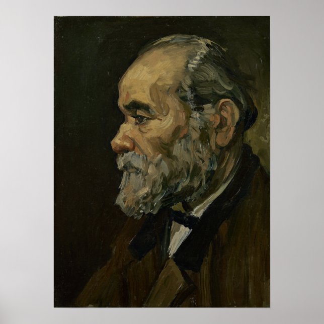 Poster Van Gogh - Portrait D'Un Vieux Homme (Devant)