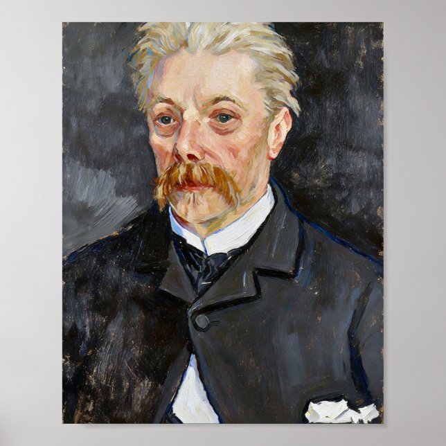 Poster Van Gogh Portrait of Man with Mustache (Devant)