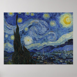 Poster Van Gogh, Starry Nigh, classic painting
