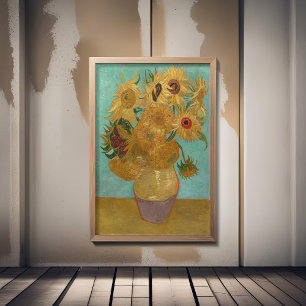 Poster Van Gogh - Sunflowers, 3ème version, répétition