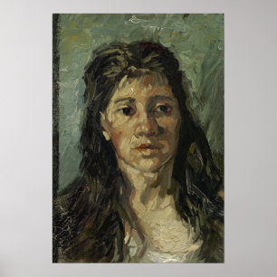 Poster Van Gogh - Tête d'une prostituée