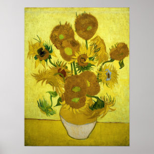 Poster Van Gogh - Tournesols