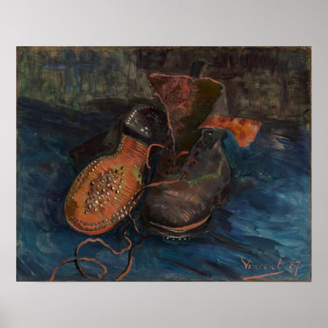 Poster Van Gogh - Une paire de bottes 1887 (Devant)