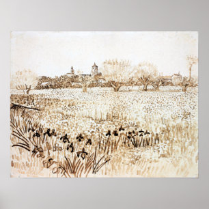 Poster Van Gogh - Vue D'Arles 1888