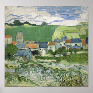 Poster Van Gogh - Vue D'Auvers
