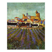 Van Gogh - Vue des Saintes-Maries
