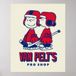 Poster Van Pelt's Hockey Club Pro Motif