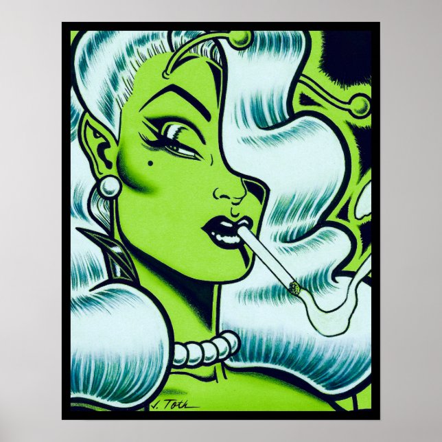 Poster Vana DeVinyl™/Gros plan (Devant)