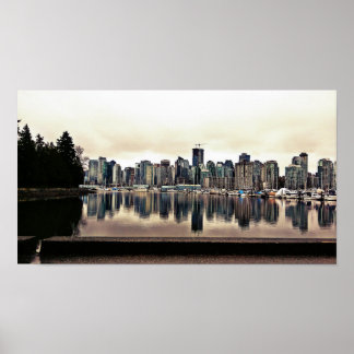 Poster Vancouver City View
