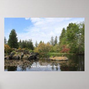 Poster Vancouver Van Dusen Botanical Garden.
