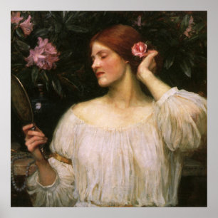 Poster Vanité par le château d'eau, portrait victorien
