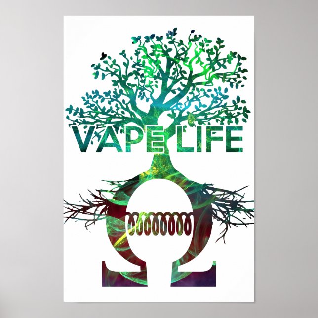 Poster Vape Life White BG (Devant)