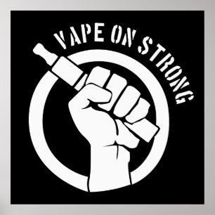 Poster Vape sur solide