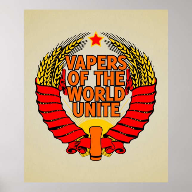 Poster Vapeurs de l'unité mondiale (Devant)