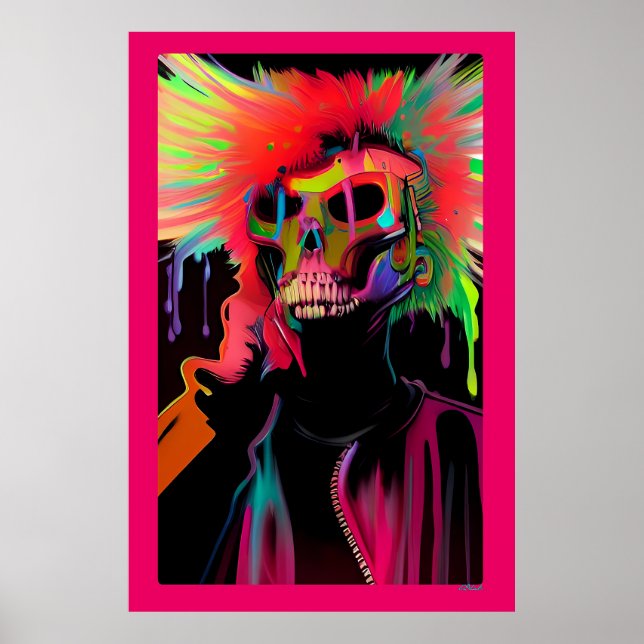Poster Vaporface Death Rattle (Devant)