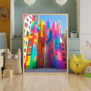 Poster Vaporisateur de créativité : Salle pour enfants en