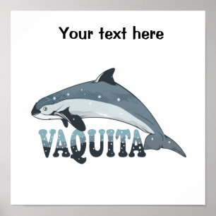 Poster Vaquita Porpoise