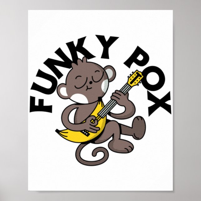 Poster Variole du singe Funky Pox  (Devant)