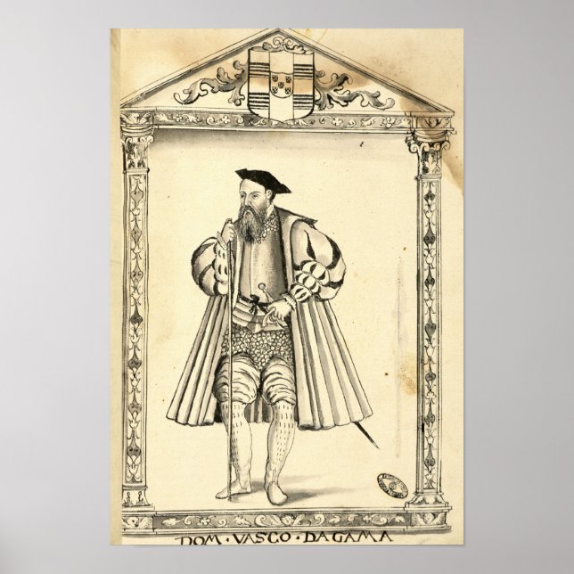 Poster Vasco da Gama de "Lendas da India" (Devant)