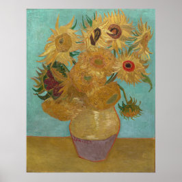 Poster Vase avec 12 tournesols par Vincent Van Gogh