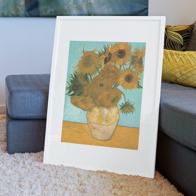 Poster Vase avec douze tournesols par Vincent van Gogh (Créateur téléchargé)