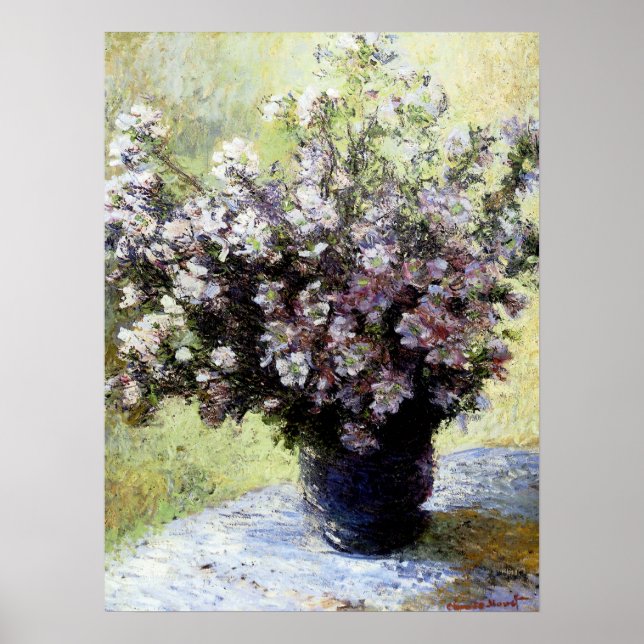 Poster Vase de fleurs (Devant)