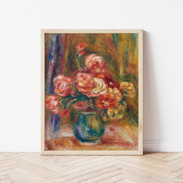 Poster Vase de Rose | Renoir (Créateur téléchargé)