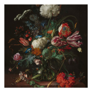 Poster Vase des fleurs - Jan Davidsz. de Heem