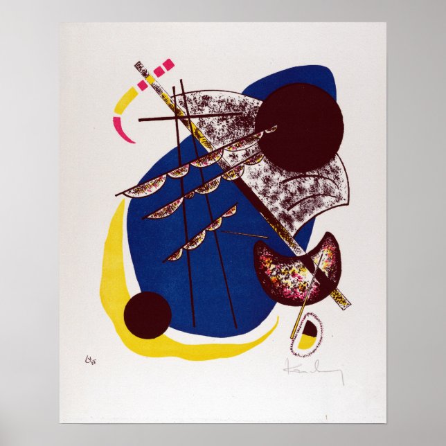 Poster Vasily Kandinsky Small Worlds II (Devant)